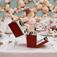 Nouveau design personnalisé, boîte d'emballage individuelle pour petit gâteau, boîte cadeau rouge de luxe pour gâteau, biscuit