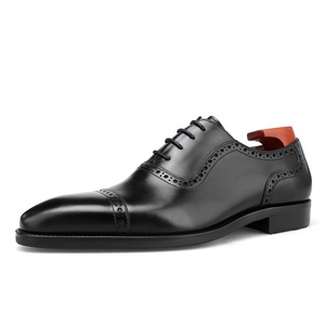 F8-NS58 prix <span class=keywords><strong>d</strong></span>'usine de luxe nouveau italien élégant à la main en cuir véritable hommes Oxford <span class=keywords><strong>chaussures</strong></span> habillées - Product Image 5