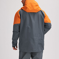 Vestes de snowboard personnalisées coupe-vent, grande taille, à capuche, fermeture éclair, vêtements de sport d'hiver, coupe-vent, veste de ski pour hommes