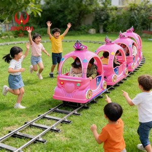 รถไฟมินิ 4 ที่นั่ง สไตล์อังกฤษ สำหรับเด็ก ใช้ในร่มและกลางแจ้ง ราคาโรงงานโดยตรง - Product Image 2