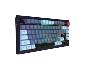 JEDEL WKL100 81-Keys RGB Mechanical Gaming Keyboard PBT Material Triple Mode <strong>Color</strong> Multimedia Display Compatible with Computers - Product Image 2