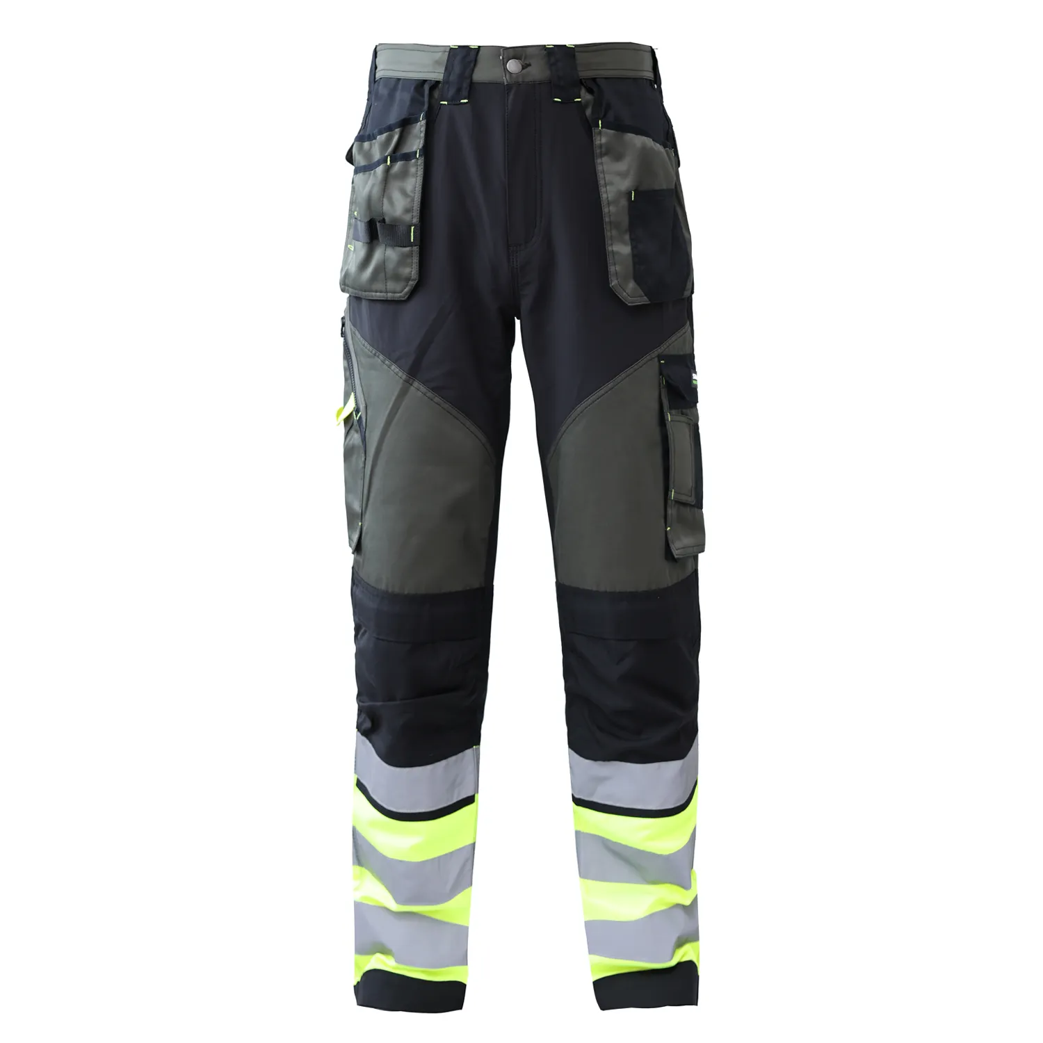 Fornitura di fabbrica pantaloni da lavoro di sicurezza da uomo ad alta visibilità Cosntrcution Cargo