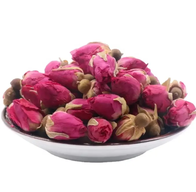 Vente en gros de thé de rose séchée naturelle pure du Yunnan en vrac, tisane de pétales de rose séchée
