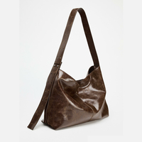 Sac à bandoulière de luxe pour femmes grande capacité sac à main à bandoulière classique brillant personnalisé en Pu avec fermeture dissimulée doublure en polyester sac à main