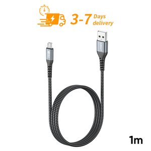 SUNGUY Small MOQ 1m chargeur de téléphone <b>USB</b> Nylon Braided 5m <b>USB</b> Data Cable 18W Fast Charging Cable for Phone Laptop - Product Image 1