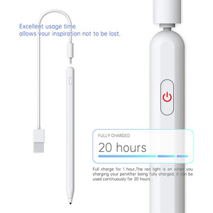 2-in-1 độ chính xác cao Hoạt động Kỹ Thuật Số bút stylus bút chì phổ cọ từ chối cho iPad cảm ứng điện dung màn hình thiết bị thực hiện - Product Image 5