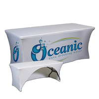 Nappe personnalisée imprimée pour publicité, mariage, fête, en tissu