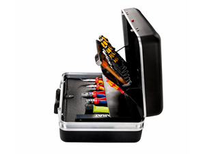 Productos más vendidos Caja de herramientas con doble marco de aluminio La mejor calidad Caja de almacenamiento de herramientas antideslizante con cerradura - Product Image 3