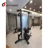 Nouvel équipement de gymnastique de forme physique entraîneur multifonctionnel Smith Machine Station d'entraînement double poulie réglable Machine à câble