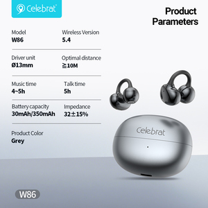 Écouteurs sans fil W86 à clipser, casque audio ouvert 5.4, écouteurs stéréo <span class=keywords><strong>HiFi</strong></span> avec étui de charge - Product Image 4