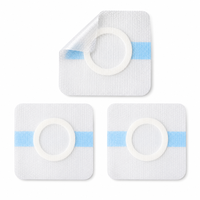 Patch d'acupression vierge en gel de silicone et film PU imperméable pour cliniques et pharmacies de médecine traditionnelle chinoise