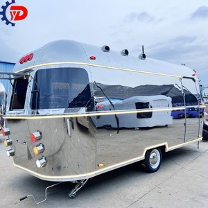 Tùy chỉnh Phục Vụ Nhà Bếp di động thức ăn nhanh Trailer đầy đủ tiện nghi di động cửa hàng cà phê thép không gỉ thực phẩm xe tải với đầy đủ nhà bếp - Product Image 1