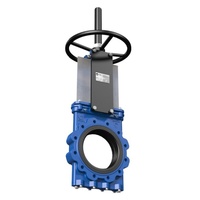Vanne à lame couteau Yoonad ANSI Pn10/Pn16/Cl600/Pn25 avec joint en caoutchouc solide encapsulé et siège résilient NRS, homologuée pour l'eau potable