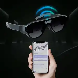 Gafas holográficas Ar ligeras al por mayor gafas inteligentes Ar de nuevo diseño 4K con cámara Bluetooth