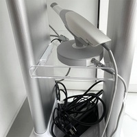 Chariot de scanner d'échographie de clinique dentaire à 2 tiroirs, support pour Instrument de beauté, chariot à ultrasons avec 4 roues