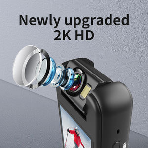 Cámara Deportiva <span class=keywords><strong>2</strong></span> en 1 con WiFi, Cámara de Acción para Exteriores de 1.4 Pulgadas y 2K, Cámara para Bicicleta, Grabadora de Video de Seguridad Personal, Videocámara con Grabación de Sonido - Product Image 6