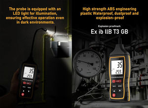 GOYOJO <span class=keywords><strong>Détecteur</strong></span> de fuite de <span class=keywords><strong>gaz</strong></span> 0-9999 PPM <span class=keywords><strong>Gaz</strong></span> <span class=keywords><strong>Propane</strong></span> naturel Alarme de <span class=keywords><strong>gaz</strong></span> combustible Affichage LCD Utilisation domestique industrielle en laboratoire - Product Image 4