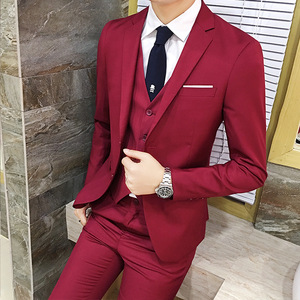 Ensemble 3 pièces de mode grande <span class=keywords><strong>taille</strong></span> <span class=keywords><strong>S</strong></span>-6XL pour <span class=keywords><strong>homme</strong></span> – <span class=keywords><strong>Costume</strong></span> de mariage ou de bureau ajusté avec blazer, gilet et pantalon – Tenues de cérémonie et de bureau formelles pour <span class=keywords><strong>homme</strong></span> - Product Image 2