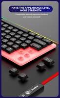 Clavier et souris filaires pour jeux sur ordinateur USB en gros, combo clavier et souris, rétroéclairage LED pour PC de bureau