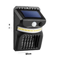 Nouvelle lampe murale solaire anti-moustiques Hengnuo modèle W792 avec fonction de détection intelligente du corps humain et répulsif anti-moustiques