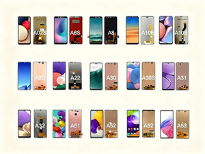 Écran LCD et assemblage d'écran tactile avec châssis pour <span class=keywords><strong>Samsung</strong></span> <span class=keywords><strong>Galaxy</strong></span> A Series (A9, A12, A20, A21, A30, <span class=keywords><strong>A40</strong></span>, A50, A51) – Pièces de rechange pour smartphone - Product Image 2