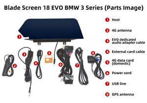 10.25 "<span class=keywords><strong>Blu</strong></span>-<span class=keywords><strong>Ray</strong></span> Anti-Glare Blade Screen BMW3/4Series/3Series GT/ F30 2018-2019 EVO Carplay Navi GPS Car Multimedia Radio Player - Product Image 3