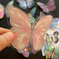 Laser-Vergoldete 3D-Schmetterling-Wandaufkleber für Wohnzimmer, Feiertagsdekoration für Partys & Bäckereien, Bestseller Tortendeko-Zubehör