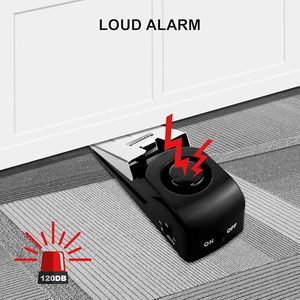 Alarma portátil para puerta con sonido de 130 dB, cuña de seguridad para el hogar, hotel y viajes - Product Image 2