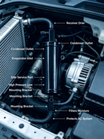 ZW CD-6109 Récepteur-sécheur de climatisation automatique pour MITSUBSHI ROSA RHD
