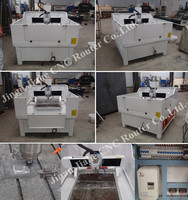 Nouvelle machine de gravure compacte 4 axes modèle 2025 JK-6060, efficace pour l'artisanat, avec moteur PLC de haute précision pour la sculpture de moules à chaussures