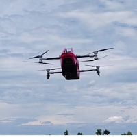 Nouvelle batterie personnalisée DIY YIVTOL S ZERO Max Lite 60000mAh en fibre de carbone pour véhicule volant EVTOL, 55 minutes de vol, charge utile de 120 kg, 80 km/h, combo