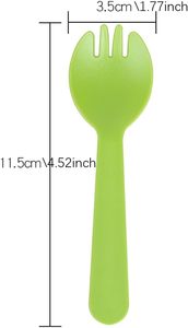 Cubiertos Desechables de Plástico de Alta Calidad, Envueltos Individualmente, Cuchillo para Carne, Tenedor para Pizza, Cuchara para Postre, Colores Personalizables - Product Image 2