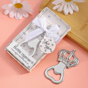 <b>Crown</b> Bottle Opener Zinc Alloy Metal Beer Opener Party Gift Durable Gold <b>Silver</b> Color - Product Image 3