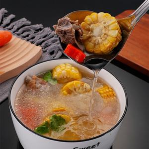 Cuchara Separadora <span class=keywords><strong>de</strong></span> Aceite y Sopa <span class=keywords><strong>de</strong></span> Acero Inoxidable 304, Ecológica, Apta para Lavavajillas, Plateada/Dorada, 24/30 cm, para <span class=keywords><strong>Cocina</strong></span> - Product Image 3