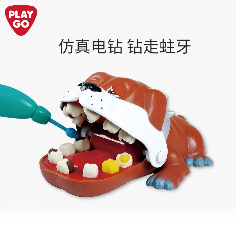 PLAYGODOG tigre e cane che riempiono argilla fai da te Set di argilla colorata Unisex per giocattoli per la cura dentale dei bambini