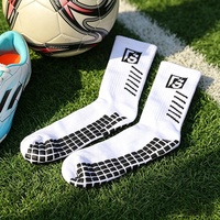 Chaussettes de sport personnalisées avec logo, en Spandex, antidérapantes et respirantes, sur mesure pour l'entraînement de football