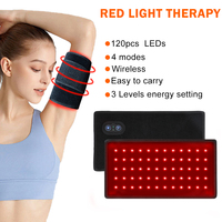Mini-ceinture de luminothérapie rouge à domicile 660nm 850nm LED infrarouge 60 LED 10W pour soulager les douleurs dorsales, dispositif de thérapie portable et minceur