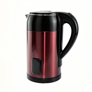 <span class=keywords><strong>Bollitore</strong></span> Elettrico Isolato in Acciaio Inossidabile Rosso Giuggiolo da 1500W Personalizzato <span class=keywords><strong>per</strong></span> Uso Domestico, Hotel <span class=keywords><strong>e</strong></span> Camper - Vendita all'Ingrosso - Product Image 1