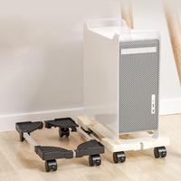Support de tour d'ordinateur réglable et mobile, support de CPU avec roulettes, rehausseur de PC au sol