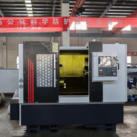 Tour CNC à lit incliné certifié CE WOJIE TCK6336, portée de 390 mm, 3500 tr/min, précision de 0,0025 mm, pour l'usinage de précision de petites pièces métalliques