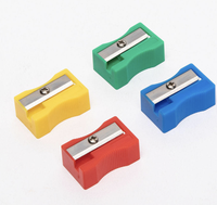 Taille-crayon manuel multicolore, lames durables en plastique et en acier, couleur personnalisée, taille-crayon pour étudiants, vente en gros