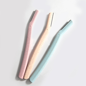 Tùy chỉnh gói phân hủy sinh học dermaplane mặt dao cạo tóc tông đơ lông mày cạo râu tóc loại bỏ lông mày dao cạo cho phụ nữ - Product Image 5