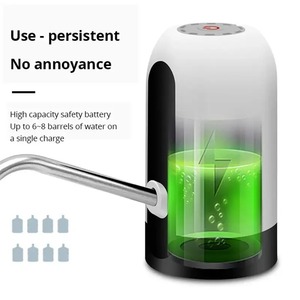 Water Dispenser <b>Pump</b> Portable Electric Water Dispenser <b>Pump</b> for 5 Gallon Bottles USB Rechargeable Water Bucket Tool Carboy Bar - Product Image 3