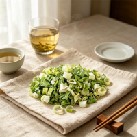 Large Quantity Dehydrated Green Onion Rings Factory Cheap Bulk Price for Overseas Wholesalers
