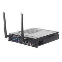 Mini PC Intel I3 I5 I7 de 4.ª Generación, 4GB/8GB DDR3, 128GB/256GB SSD, Pantalla Dual, para Conferencias y Enseñanza, con Windows/Linux