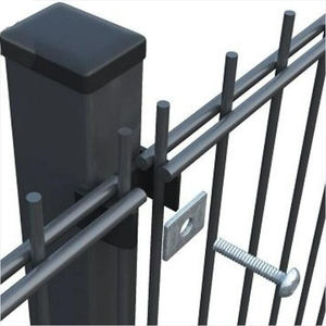 Clôture extérieure en <span class=keywords><strong>fil</strong></span> métallique recouvert de PVC, panneau <span class=keywords><strong>rigide</strong></span> en maille courbée, style allemand, clôture à <span class=keywords><strong>double</strong></span> <span class=keywords><strong>fil</strong></span>, panneaux de clôture en maille à <span class=keywords><strong>double</strong></span> <span class=keywords><strong>fil</strong></span> 8/6/8 - Product Image 2