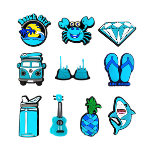 Adornos de Goma Suave para Zapatos, Diseño de Dibujos Animados, Serie <span class=keywords><strong>Azul</strong></span> - Product Image 1