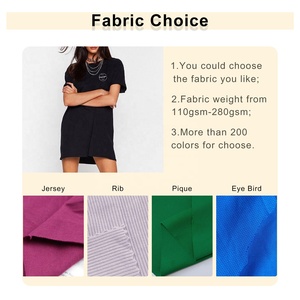 OEM Top Venta Algodón Softy Alta Calidad Longitud media de lujo Mujeres <span class=keywords><strong>Camiseta</strong></span> Vestido de las mujeres Scoop Bottom Tallas grandes <span class=keywords><strong>Camiseta</strong></span> para damas - Product Image 2