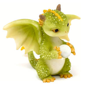 Poupée de dinosaure <span class=keywords><strong>vert</strong></span> écologique créatif mignon dessin animé Dragon ornements transfrontalier vente chaude résine modèle Animal artificiel - Product Image 6