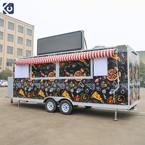 CAMPTRL Rimorchio per Cibo, Cucina Mobile, Carretto per Snack, Caffè e Pizza, Furgone Alimentare Portatile Completamente Attrezzato, Certificato DOT CE - Product Image 2